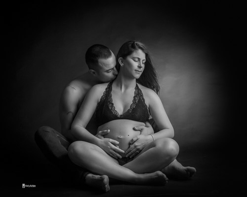 Fotografia de embarazo 9 meses en San Fernando realizada por Nely Ariza