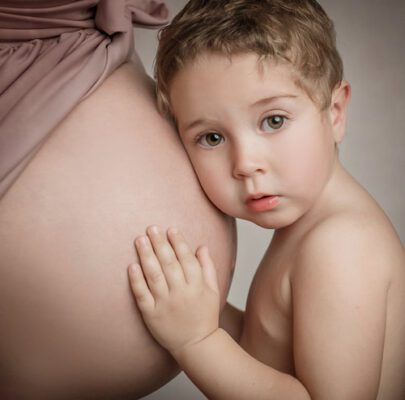 Fotografia de embarazo 9 meses -Fotos de embarazo con niños