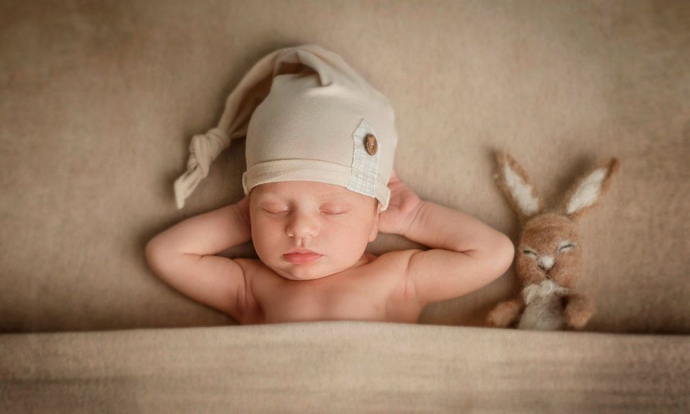 Álbum de fotos artesanal Mi bebé para recién nacidos.