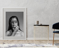 Decoracion de paredes con fotografías de autor Maltrato