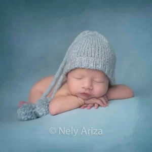 Foto de bebé recién nacido durmiendo - Sesión fotos newborn - Fotos bebés